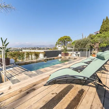 Daire Magnifique Avec Piscine Et Jardin Nice
